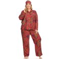 thumbnail image 1 of White Mark Pyjama Trois Pièces à Boutons pour Femme, 1 of 5