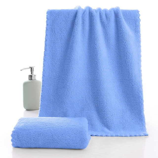 pstuiky Velvet Face Towel Soft & Absorbent Facial Cloth for Gentle Cleansing Solid Color Bath Towel for Daily Skincare Routine