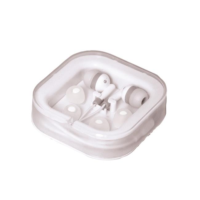 Debco CU5996 Earbuds with Mic - All White