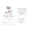 thumbnail image 1 of Inkdotpot Set Of 30Raccoon Jungle Animals Baby Shower Invitations-Diaper Raffle Tickets And Baby Shower Book Request Cards Gender Neutral Invites Its A Boy Its A Girl, 1 of 8