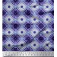 thumbnail image 1 of Soimoi Rayon Fabric Check Tie-Dye Printed Fabric 1 Yard 56 Inch Wide, 1 of 3