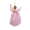 thumbnail image 1 of Christmas Tree Topper Angel, Made of High-quality Plastic, with Hanging Rope, for Christmas Decorations, Can be Used as Tabletop or Tree Ornament, 1 of 4