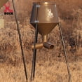 thumbnail image 4 of Boss Buck 200 Pound Gravity Fed Tripod Game Deer Corn and Protein Pellet Feeder, 4 of 10
