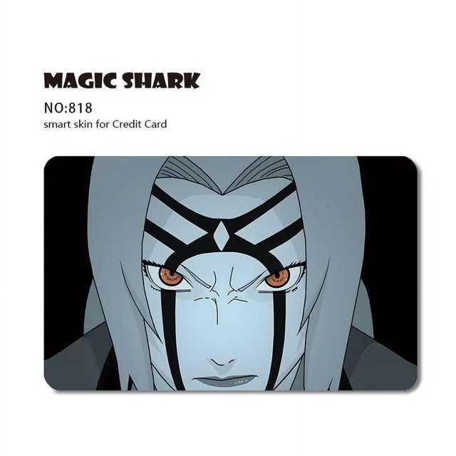 Fashion Cartoon Anime Game PVC Matte Film Sticker Case Skin for Credit Card Big Small No Chip 818 Big Chip