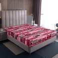thumbnail image 3 of Erosebridal Pink Train King Sheet Sets, Steam Engine Bedding King Size, Cartoon Vehicle Decor, 3 of 6
