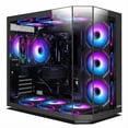 thumbnail image 1 of AQVIN Ignite Gaming Computer PC - AMD Ryzen 7 8700F CPU/ 32GB DDR5 RAM/ 1TB NVMe SSD/ GeForce RTX 5070 12GB Video Card/ Windows 11 Pro, 1 of 5