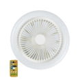 thumbnail image 4 of TISHITA Ceiling Fan with Light Adjustable LED Lights E27 Light Holder Ceiling Fan Lights White 36W, 4 of 8