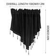 thumbnail image 3 of Kyusrd Collections Floral Sheer Lace Shade Window Curtain With Scalloped Edges And Rod Pocket Top For Easy Hanging, 3 of 4