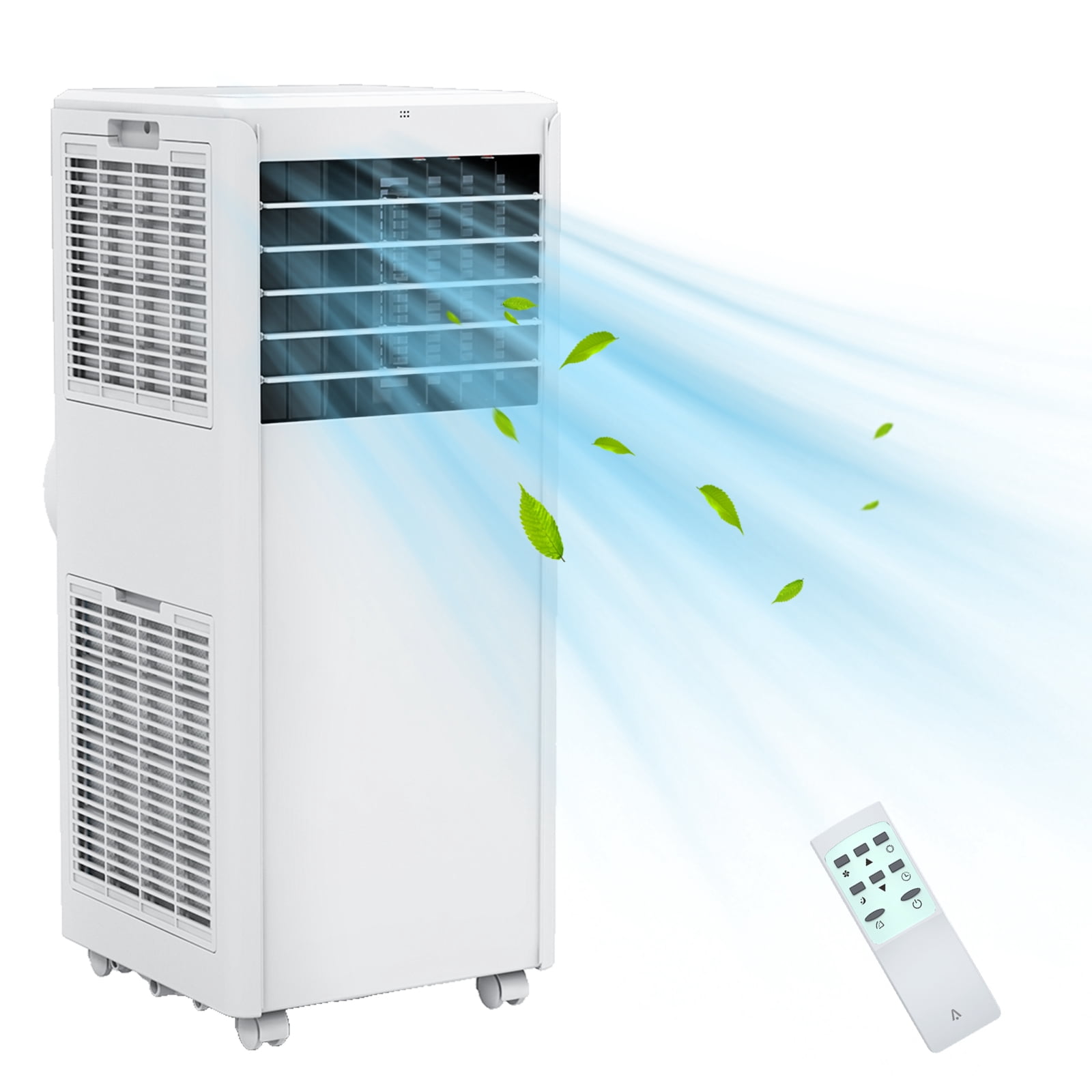Portable AC – 8,000 BTU 3-in-1 Quiet – Remote Control – Dehumidifier & Fan Mode – 24H Timer