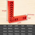 thumbnail image 4 of koolsoo 4Pcs 3/4-inch 90 Degree Positioning Squares Angle Woodworking Carpenter Clamping, 4 of 9