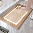 thumbnail image 4 of Vacemry Microfiber Bath Mats for Bathroom Non , Absorbent Soft Shower Floor Mat, Quick Dry Washable Bathroom Rugs for Tub Sink Laundry Room, 16x24 Inches, 4 of 6