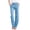 Sky Blue, variant on LUOGENLI Female Casual Pants Linen Waist Cotton and Elastic Solid Pants Drawstring Long Women Straight Casual Pants Womens Casual Pants Big and Tall Sizes Yellow L
