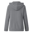 thumbnail image 4 of Kcodviy Chandail à Capuchon pour Femmes à Fermeture Éclair Complète Veste en Molleton Poches Intérieures Manches Longues Chandails Légers Chandail à Fermeture Éclair Sans Capuche Poches Veste Manteau, 4 of 5