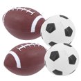 thumbnail image 2 of 1 Set Inflatable Sports Balls Outdoor Footballs Rugby Balls Family Game Props, 2 of 6