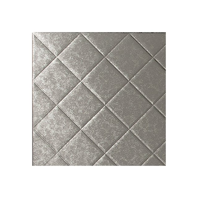 Fasade Quilted Galvanized Steel Wall Panel Sample 12" x 12"