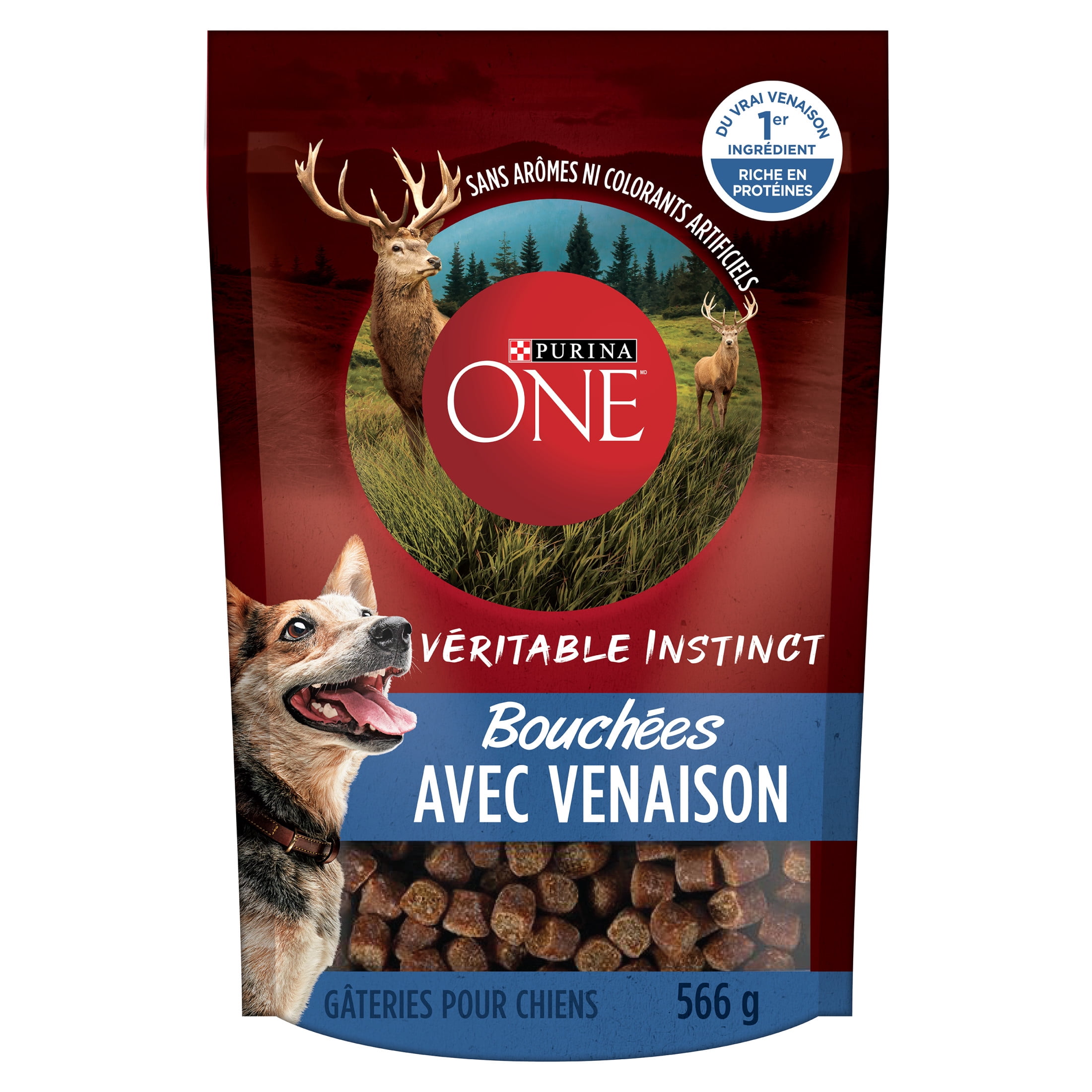 Purina ONE Véritable instinct bouchées avec venaison