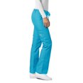 thumbnail image 3 of Adar Pantalon d'Uniforme Droit pour Femmes Universal, à Cordon, Popeline Durable, Noir, 3 of 7