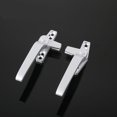 thumbnail image 3 of Window Handle Home Hardware Lever Casement Locking Handles Living Room Multicolored Decorative Cap White Gray Rustproof Right Black, 3 of 9