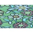 thumbnail image 1 of Ahgly Tapis Rectangulaire Lavable en Machine Turquoise Vert, 5 Pieds x 8 Pieds, 1 of 7