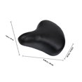 thumbnail image 2 of OULII Padded Bike Saddle Bike Seat Black ABS 1Set for Mountain Bike, 2 of 8