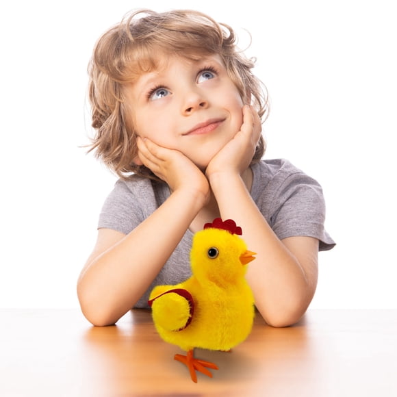 Jouet Poulet Mignon - Bouge et Appelle, Sans Pile, Tissu Doux, Interactif, Favorise le Jeu Imaginatif pour Enfants