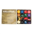 thumbnail image 2 of Resin Billiard Balls, 2.25in High Friction Resistance Clear Number High Durability Pool Balls Set  for Tournament, 2 of 7