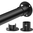 thumbnail image 1 of Closet Rod, 1.3" Heavy Duty Adjustable Hanging Rod 17-99 Inch, 1 of 8