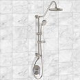 thumbnail image 5 of Pulse ShowerSpas Kauai III Shower Head Handheld Retro Spa System, Brushed Nickel, 5 of 5