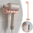 thumbnail image 1 of Wall Mount Adjustable Flexible Shower Head Holder and Bathroom Storage Rack Organizer with Toilet Paper Towel Mount, 1 of 5