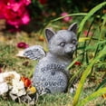 thumbnail image 1 of Pierre Tombale Commémorative pour Animaux Ornement Maison Jardin Patio Chats Chiot Commémorations, 1 of 9