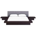thumbnail image 5 of Modway Freja 3 Piece Queen Fabric Bedroom Set in Cappuccino Gray, 5 of 5
