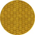 thumbnail image 1 of Ahgly Company Machine Washable Indoor Round Transitional Sedona Brown Area Rugs, 5' Round, 1 of 7