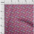 thumbnail image 2 of oneOone Velours Vin Tissu Enfants Léopard Matière de Robe Tissu Imprimé Tissu au Mètre 58 Pouces de Large, 2 of 4