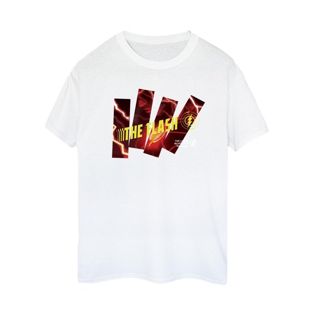 DC Comics T-Shirt Boyfriend en Coton pour Femmes The Flash Piliers