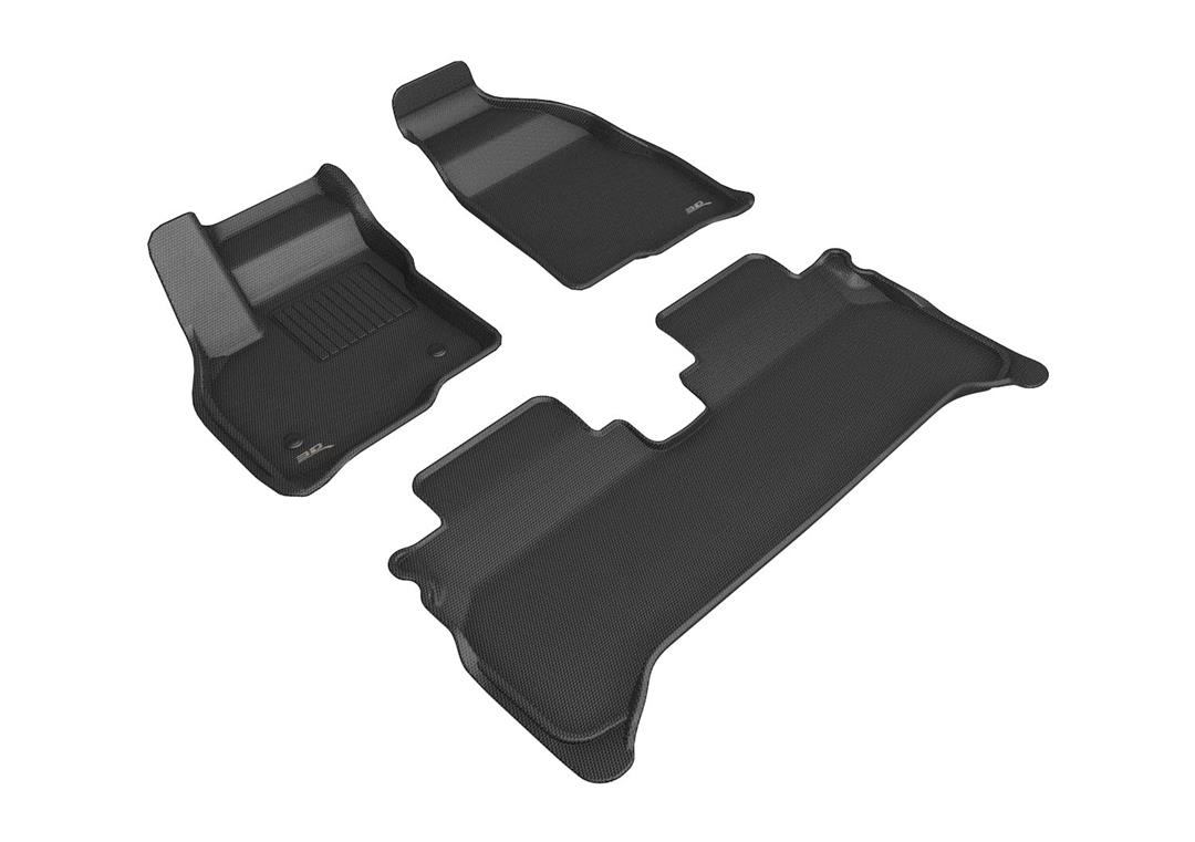 Ensemble de Tapis de Sol 3D MAXpider Série Kagu pour Modèles Chevrolet Bolt EUV 22-23