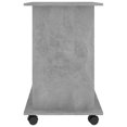 thumbnail image 3 of vidaXL Computer Desk Concrete Grey 80x50x75 cm Engineered Wood, 3 of 4