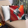 thumbnail image 1 of Ahgly Company Color Focus Red Coussin Décoratif d'Extérieur, 18 Po X 18 Po, 1 of 6