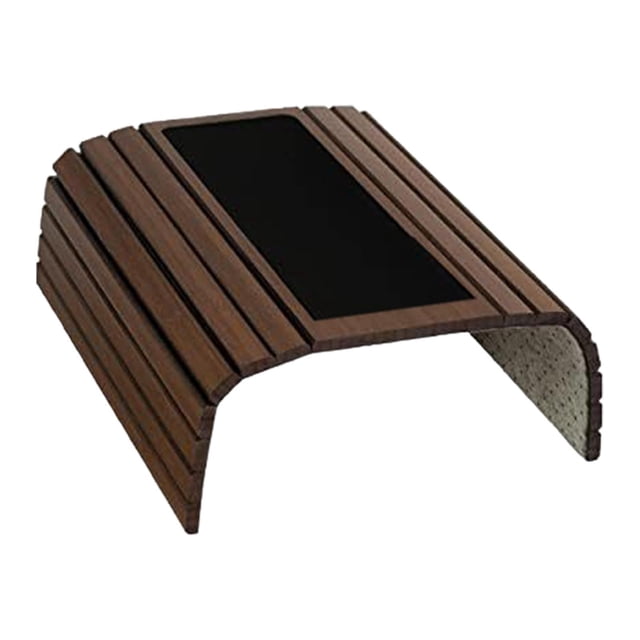 yuksok Sofa Arm Tray Couch Arm Tray Table Wood Fruit Portable Table Couch Arm Table brown
