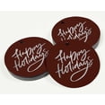 thumbnail image 3 of Inkdotpot Pack Of 100 Happy Holiday Favor Paper Tags Craft Real Silver Foil Hang Tags, 3 of 6