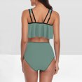thumbnail image 3 of LSLJS Ensemble de Maillot de Bain Bikini à Volants pour Femmes, Ensembles de Bikini pour Femmes, 3 of 3