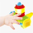 thumbnail image 4 of spellwife 150pcs Brisle Blocks Building Set Kids Educational Construction Interlocking Stacking Brisle Small Particle Building Blocks, 4 of 5