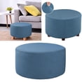 thumbnail image 3 of Small Ottoman With Sliding Cover, Footrest, Seat Cover, Removable Storage Ottoman , Blue 13Blue, 3 of 8