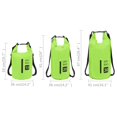 thumbnail image 4 of vidaXL Dry Bag with Zipper Green 15 L PVC, 4 of 5