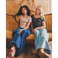 thumbnail image 3 of KIDSCOOL SPACE Girls Flare Jeans,Little Big Girl Bell Bottom Summer Denim Pants,5-6 Years, 3 of 7