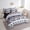 Blue White Brown, variant on Rustic Checkered Buffalo Plaid Bed in a Bag Twin,Kids Bear Deer Hunting Comforter Set 7 Piece,Wildlife Safari Animal Bedding Sets,Brown Blue Woodland Sheet Set with Comforter,Soft Cozy