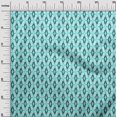 thumbnail image 2 of oneOone Tissu Jersey Viscose Imprimé Géométrique Diamant au Mètre 60 Pouces de Large, 2 of 5