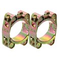 thumbnail image 1 of Unique Bargains 2Pack T-Bolt Hose Clamps, 240-252mm/9.45'-9.93' ID Range, Carbon Steel Radiator Hose Clamp Intake Clamp, 1 of 4