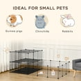 thumbnail image 4 of PawHut Guinea Pig Rabbit Playpen, Customizable Portable Pen, 4 of 10