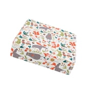 Portable Dining Chair Booster Cushion Baby Seat Pad Chair Heightening Chair Seat Animal White B