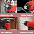 thumbnail image 3 of Yeacher Cordless Handheld Hot Air Machine Lithium Rechargeable Heating Equipment Temperatures Adjustable Power Tool, 3 of 6
